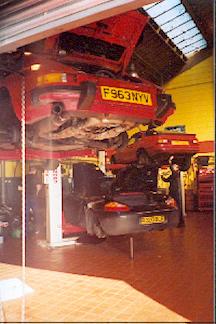 My 924 on the ramp at JZ Machtech