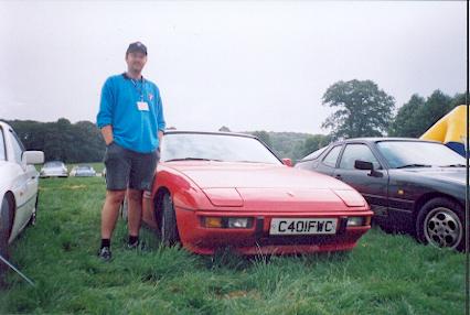 Rob Gurney of the PCGB 924 register with his car